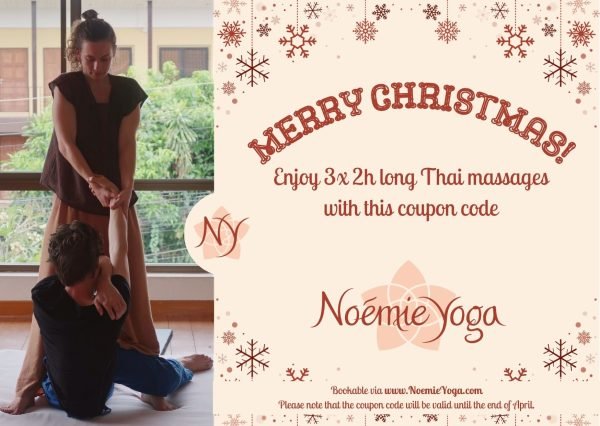 Christmas Gift Special: 3x 2h Thai Massage: £270